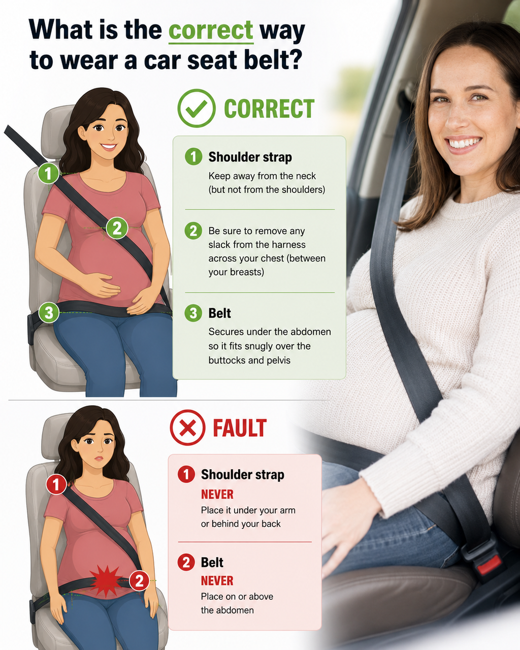 Maternity Safety Seatbelt